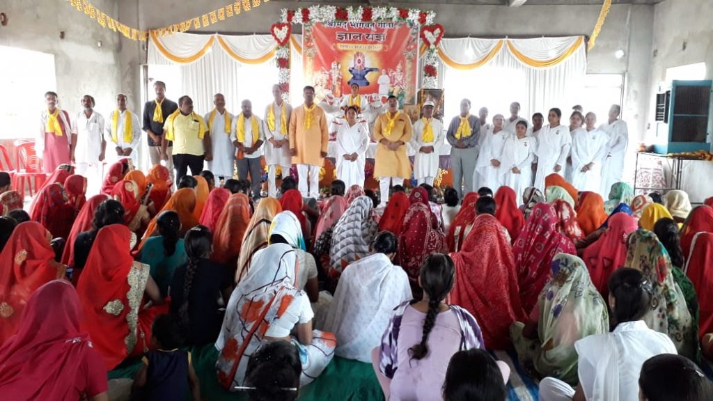 Khujner,M.P.:- Geeta gyan yagya organised by Rajgarh centre at Khujner.