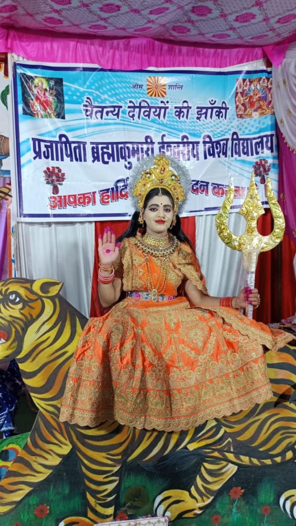 Khujner,M.P.:- Navratri jhanki 2022